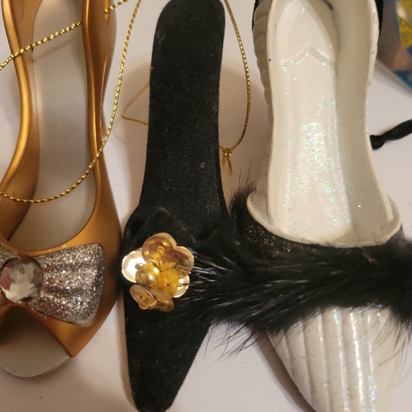 3 shoe vintage heels figurines - Picture 4 of 4